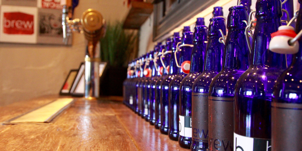 BREW Windsor Microbrewery Barrels, Bottles and Brews
